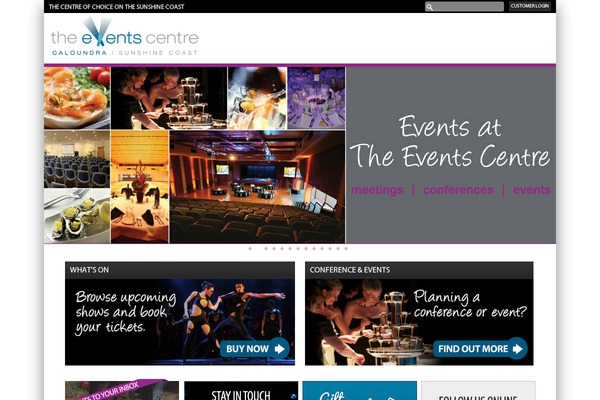 theeventscentre.com.au site used The-events-centre