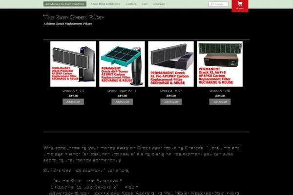 theevergreenfilter.com site used Minshop