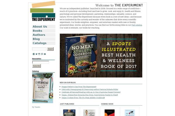 theexperimentpublishing.com site used Theexperiment