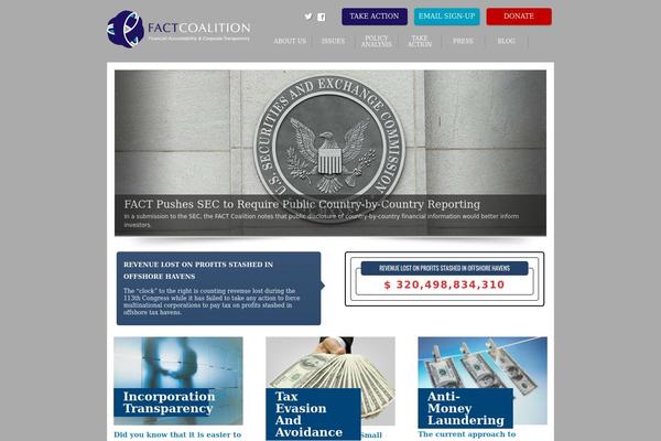 thefactcoalition.org site used Fact-coalition