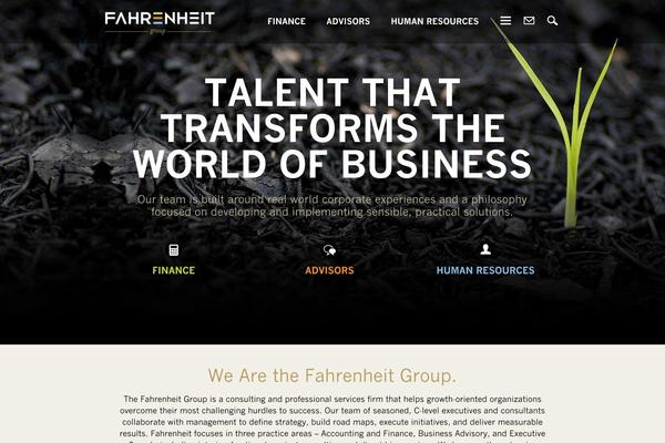 thefahrenheitgroup.com site used Fahrenheit