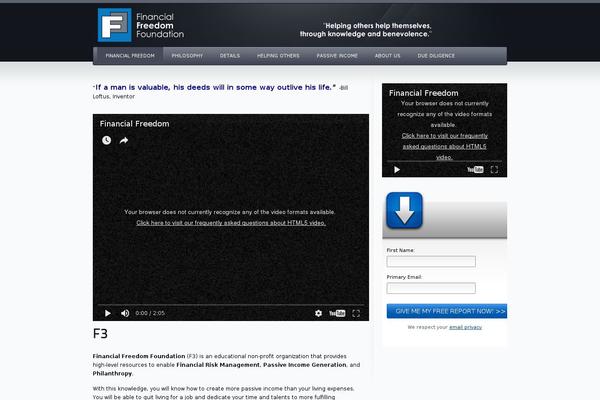 thefinancialfreedomfoundation.org site used theDawn