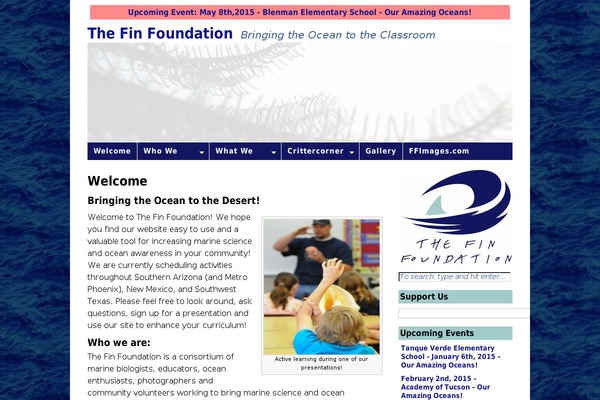 thefinfoundation.org site used Finscustom