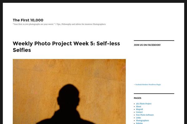 Twenty Seventeen theme site design template sample