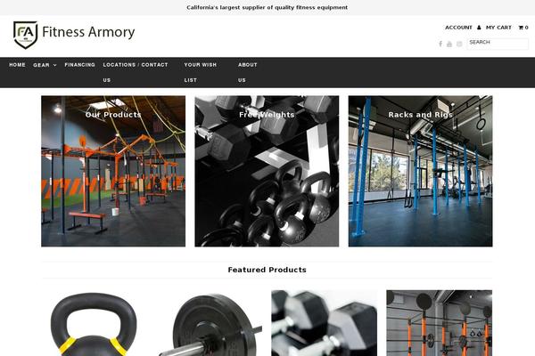 fitnessarmory theme websites examples