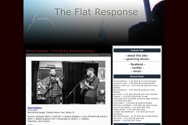 theflatresponse.com site used Tfr