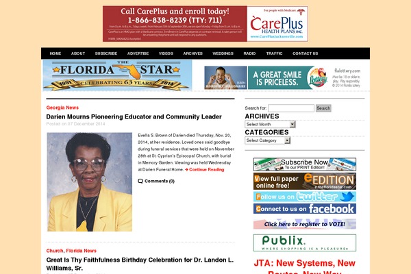 thefloridastar.com site used Clementine