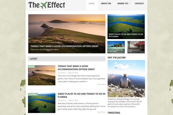 theflyingeffect.com site used Travel-x