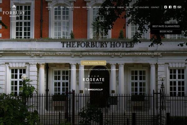 theforburyhotel.co.uk site used Forbury