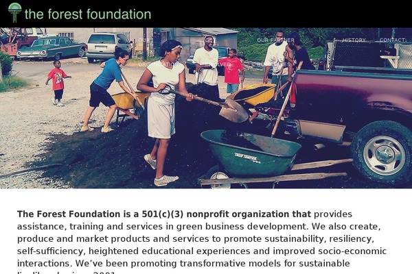 theforestfoundation.org site used Organic_collective