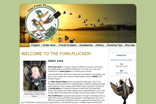 thefowlplucker.com site used Fowlfinal