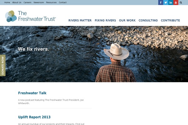 thefreshwatertrust.org site used Thefreshwatertrust-child