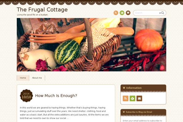 thefrugalcottage.com site used Md_thefrugalcottage