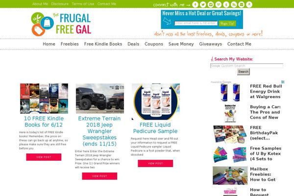 thefrugalfreegal.com site used Frugalfreegal