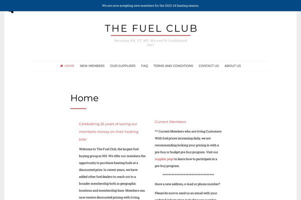 thefuelclub.com site used Drento