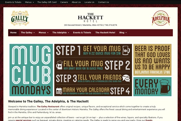 thegalleymarietta.com site used Gah-theme