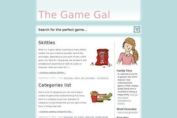 thegamegal.com site used Tgg2