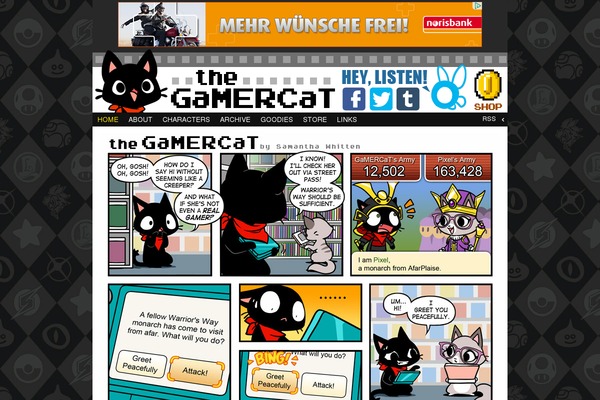 thegamercat.com site used Toocheke-child