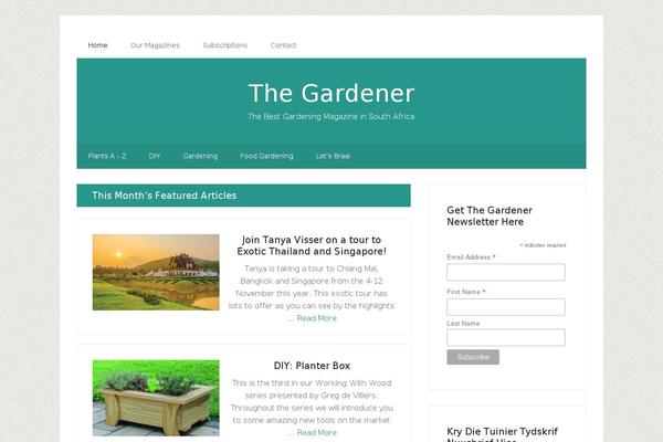 thegardener.co.za site used The-gardener