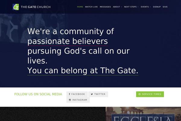 thegatechurch.tv site used Ingage-child