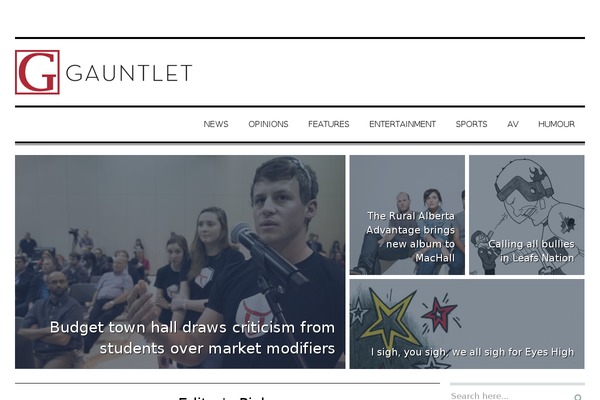 thegauntlet.ca site used Modified-oldpaper