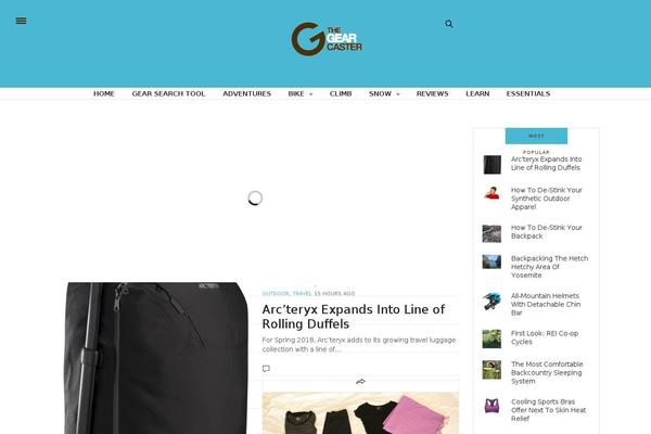 The Voux theme site design template sample
