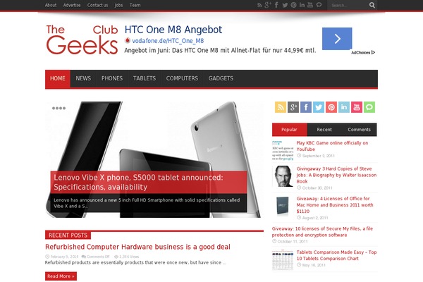 thegeeksclub.com site used Arbitrage