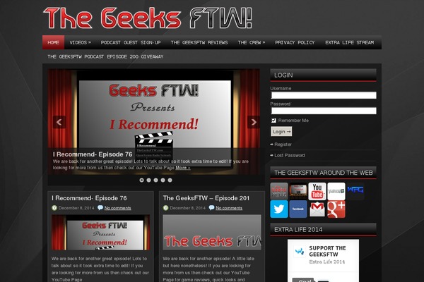 thegeeksftw.com site used Techtrend