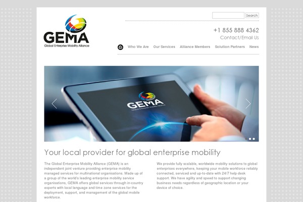 thegema.com site used Gema