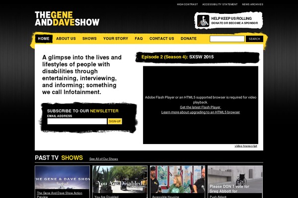 thegeneanddaveshow.com site used New-geneanddave