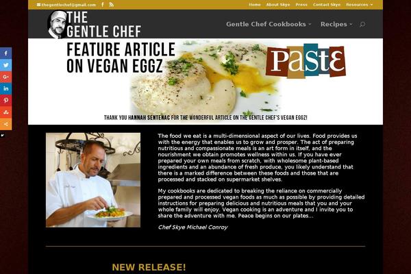 thegentlechef.com site used Gentle-chef-divi