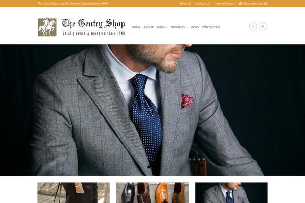 thegentryshop.com site used The-gentry-shop