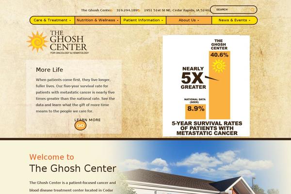 theghoshcenter.org site used Ghosh