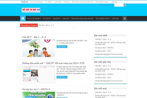 Sahifa theme site design template sample