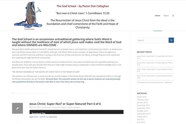 Enfold theme site design template sample