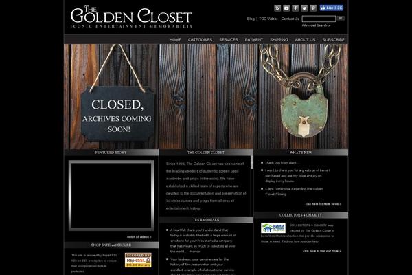 thegoldencloset.com site used Goldencloset
