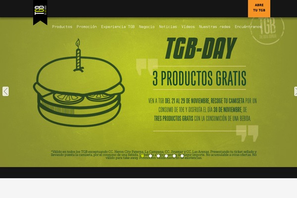 TGB theme websites examples