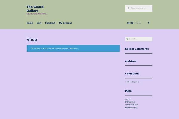 Storefront theme site design template sample