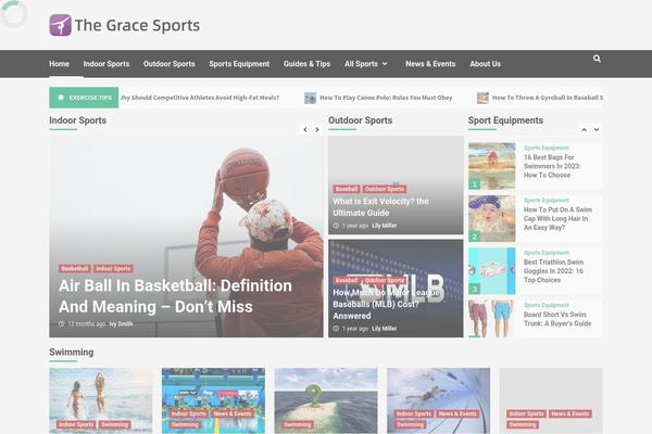 thegracesports.com site used CoverNews