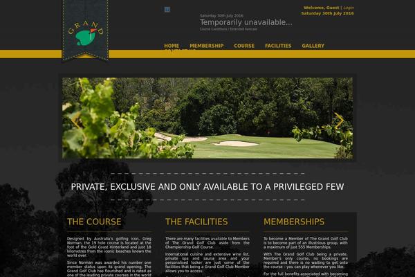thegrandgolfclub.com.au site used Grand-golf-club