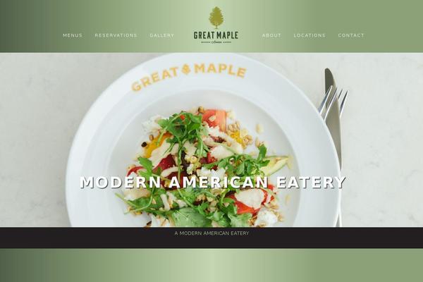 thegreatmaple.com site used The-great-maple