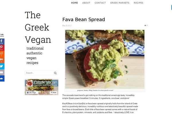 thegreekvegan.com site used The-greek-vegan
