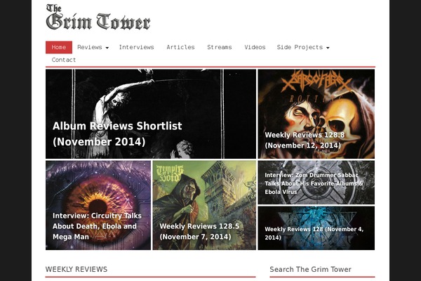 thegrimtower.com site used Unos-magazine-black