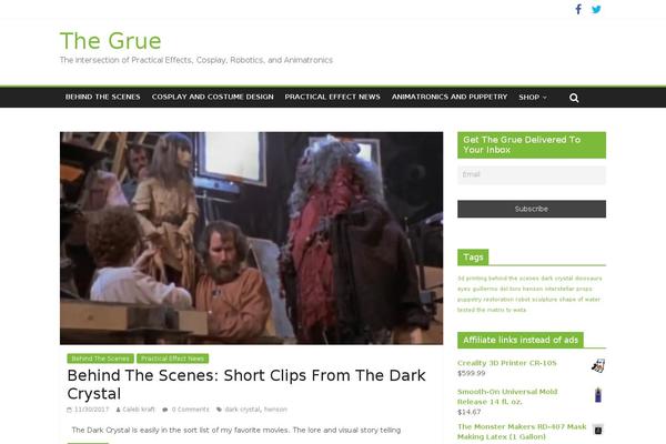 thegrue.com site used GridMag
