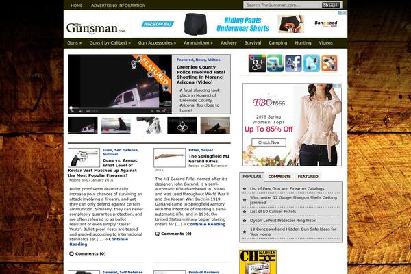 WordPress website example screenshot