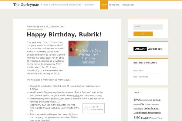 WordPress website example screenshot