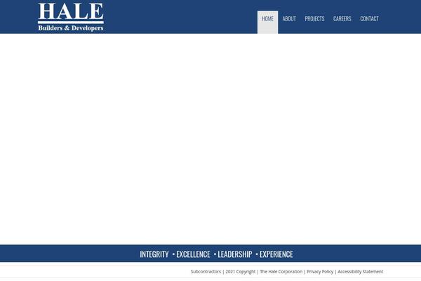 thehalecorp.com site used Hale