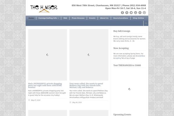 the-hanger theme websites examples