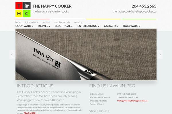 thehappycooker.ca site used Modern-one