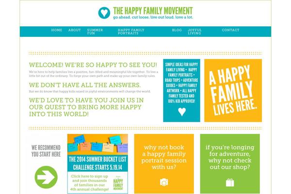 thehappyfamilymovement.com site used Blog Explorer